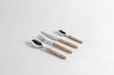 Bistrot 24 Pc Cutlery Set Horn