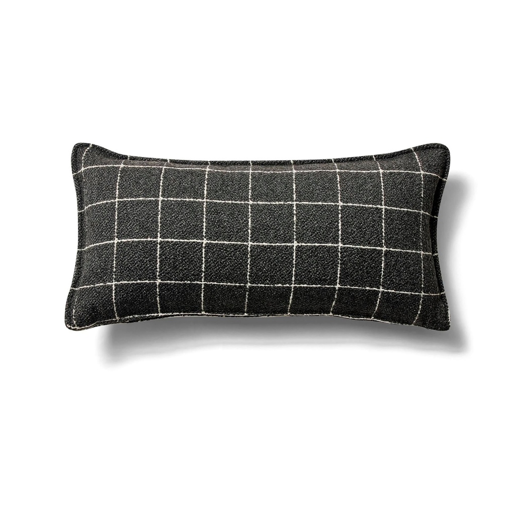 [C751] Midnight Grid Cushion 30 x 60
