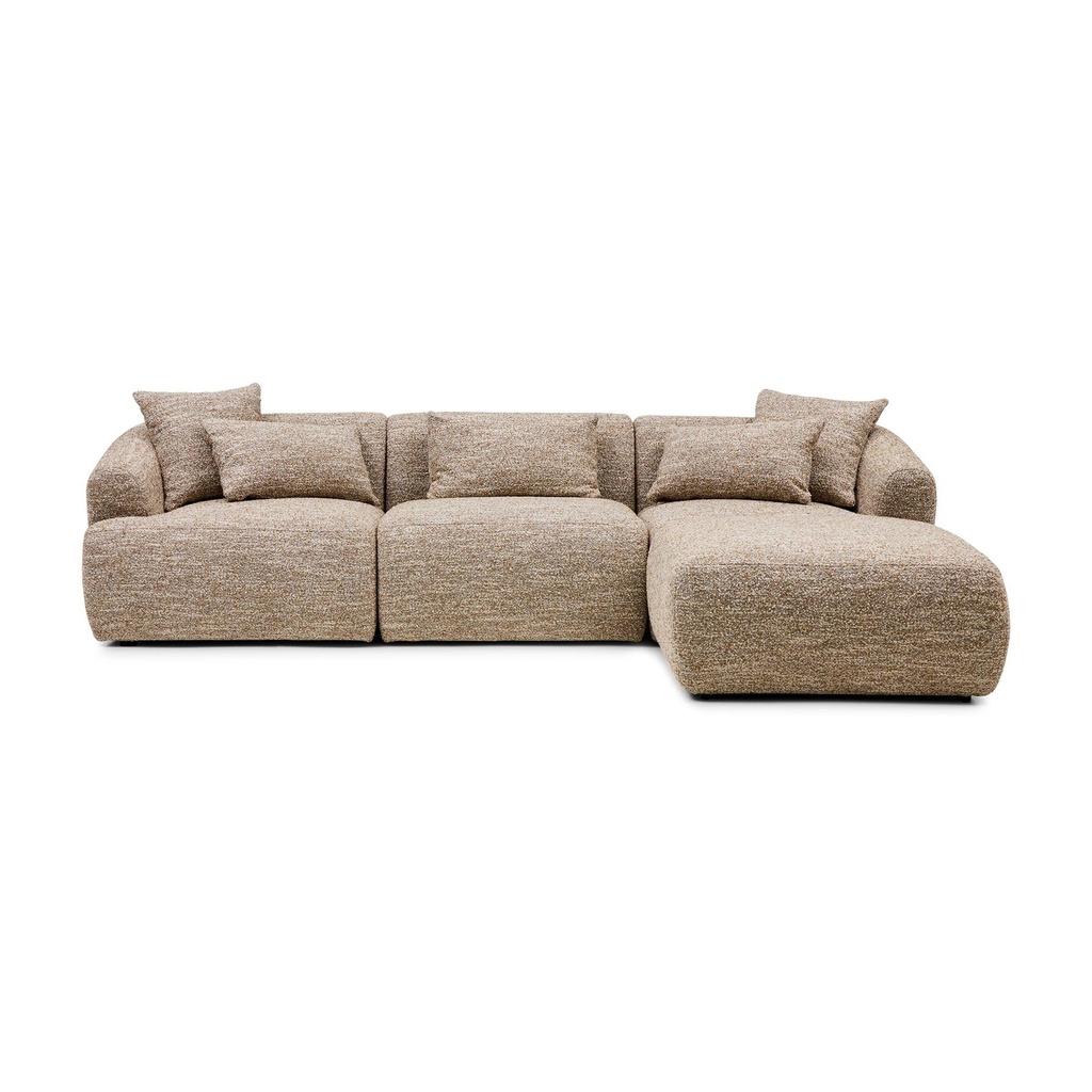 [F940] Harris Modular Sofa Desert 3 Seat with Ottoman