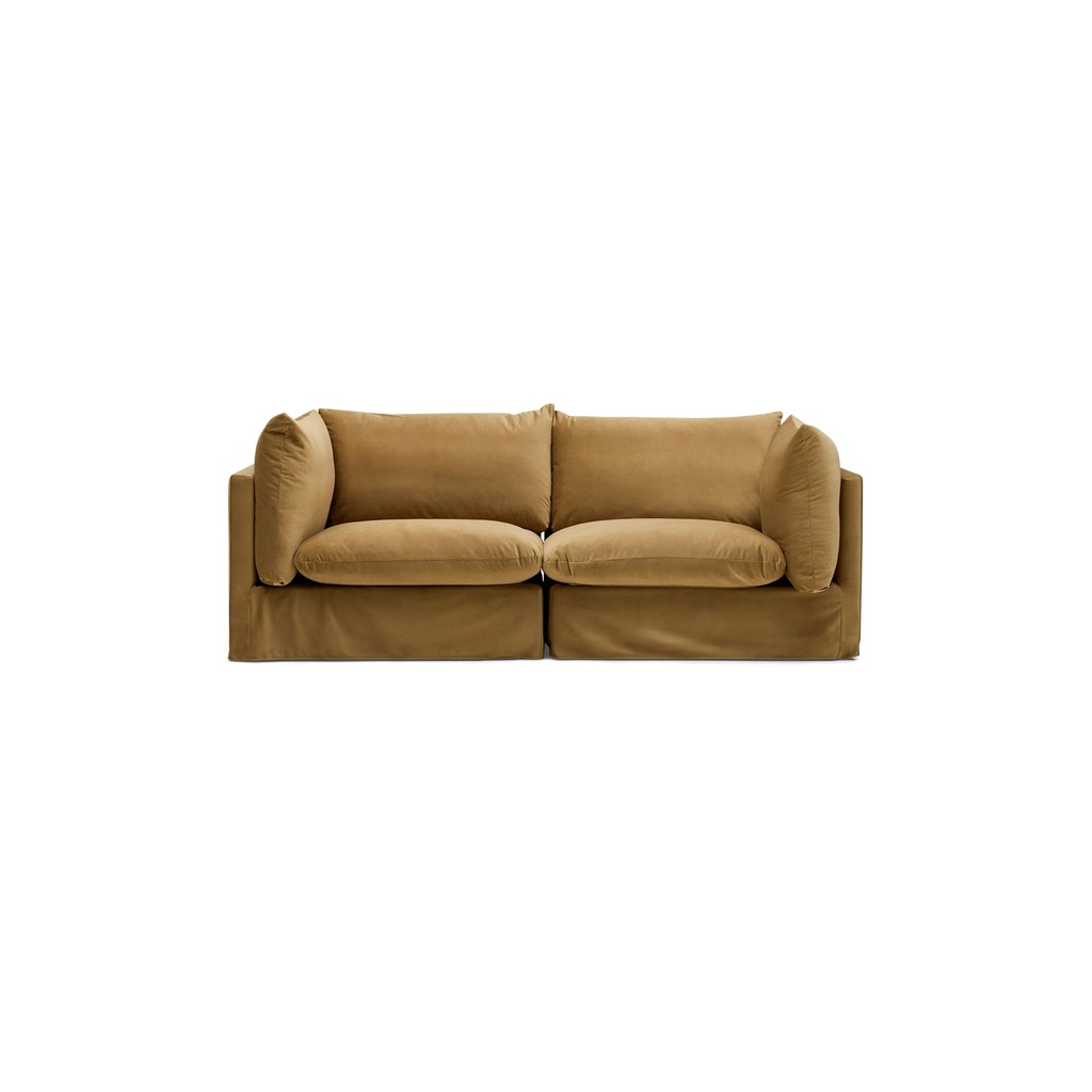 [F731] Mia Modular Sofa Sand 2 Seat