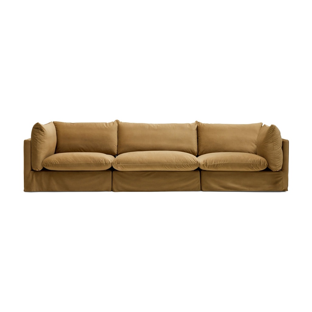[F732] Mia Modular Sofa Sand 3 Seat