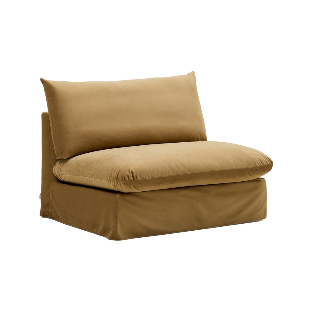 [F733] Mia Modular Sofa Chair Sand