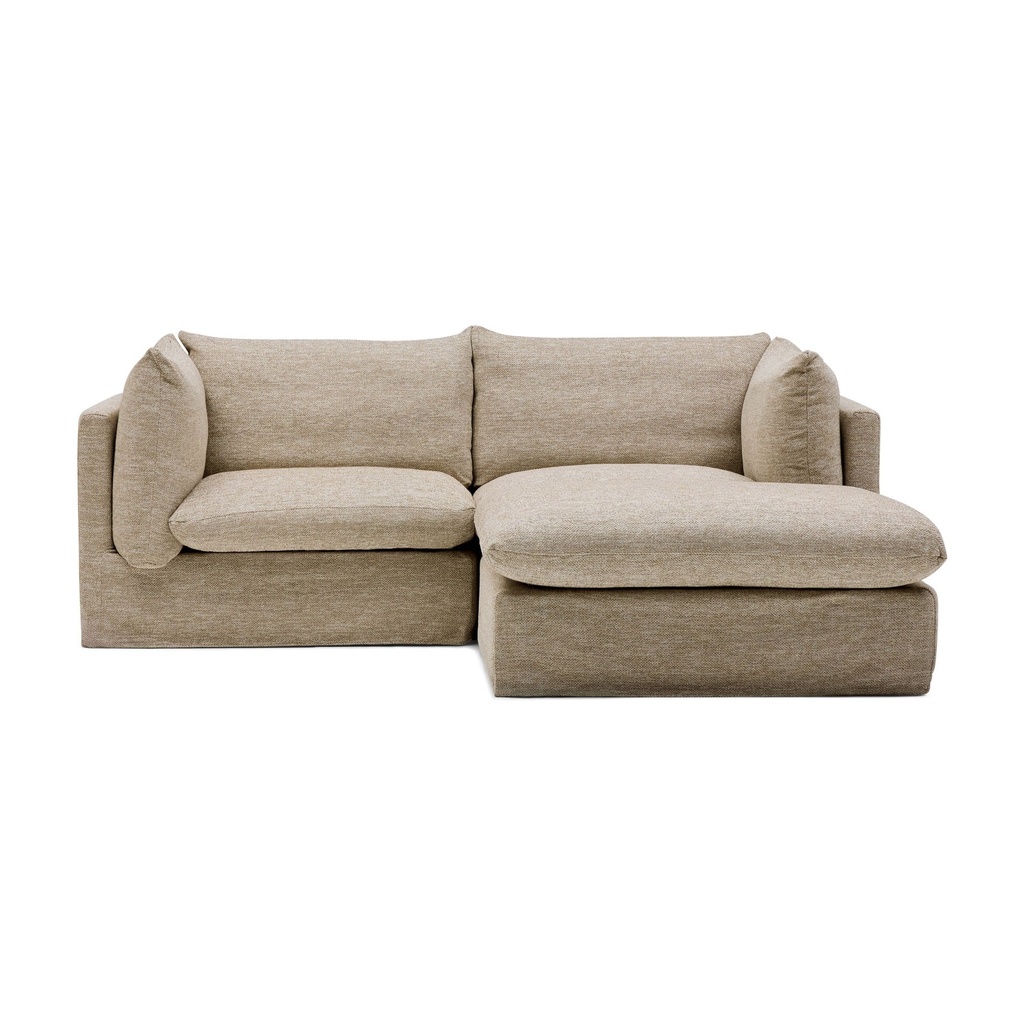 [F795] Mia Modular Sofa Husk 2 Seat with Ottoman