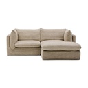 Mia Modular Sofa Husk 2 Seat with Ottoman