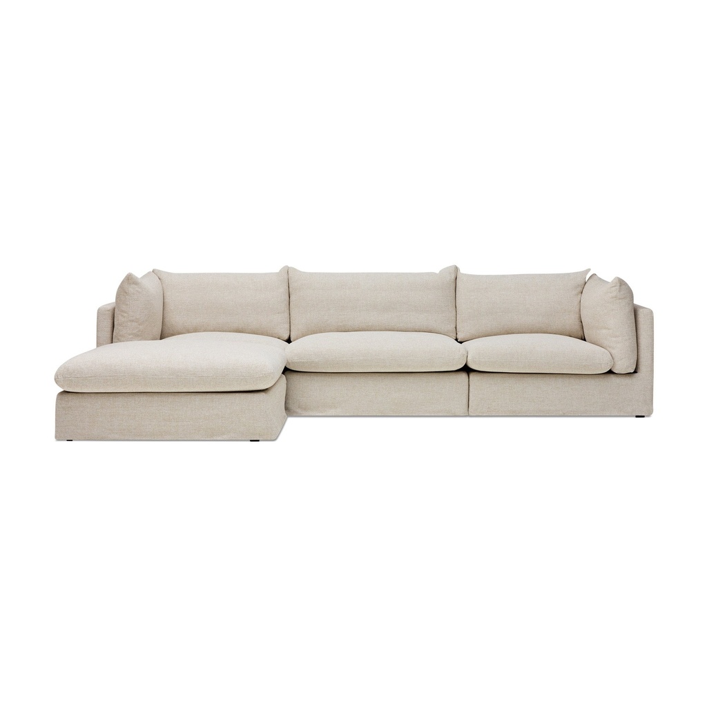 [F983] Mia Modular Sofa Dune 3 Seat with Ottoman