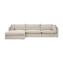 Mia Modular Sofa Dune 3 Seat with Ottoman