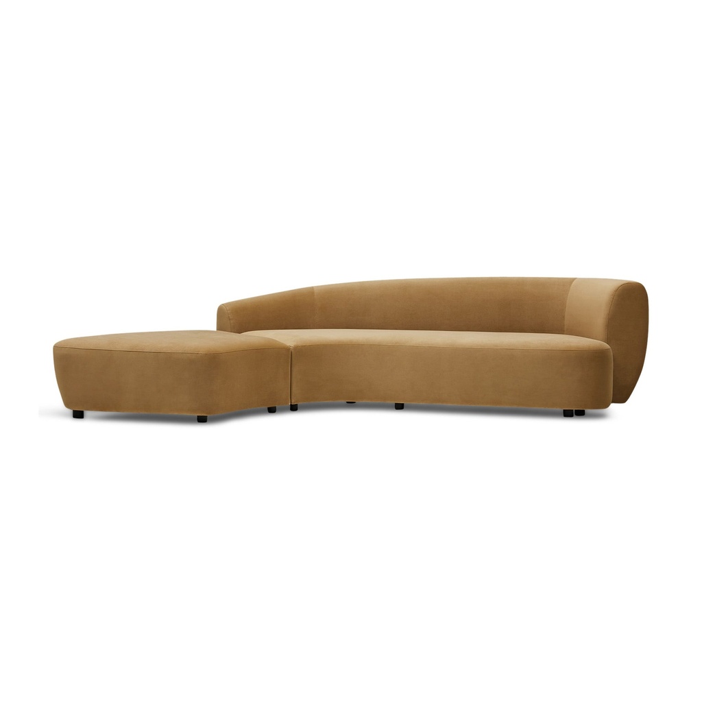[F627L] Celine Sectional Sofa Sand Left