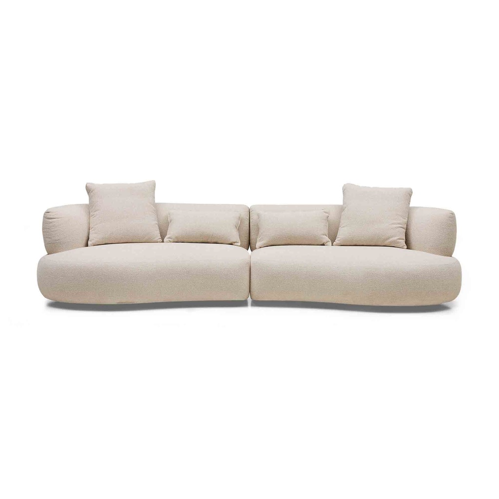 [F766] Harlow Sectional Sofa Beige
