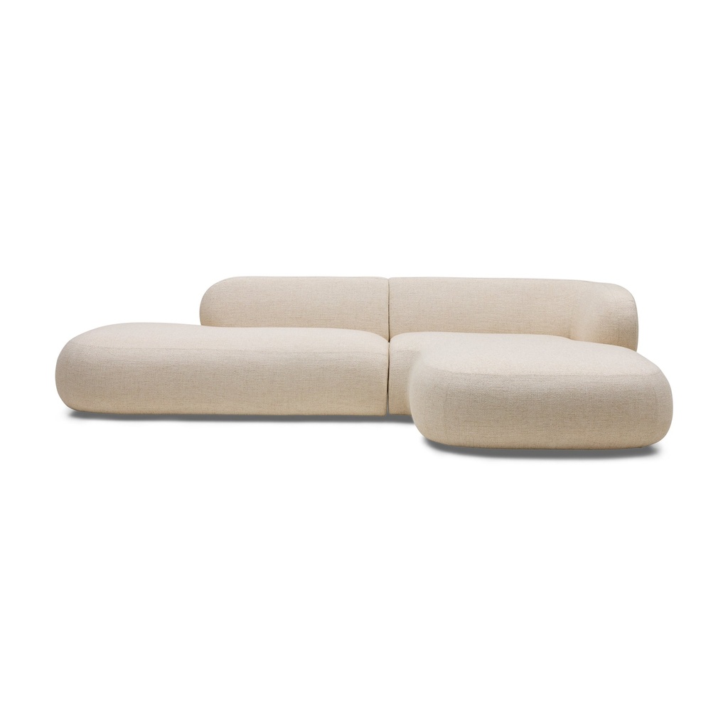 [F767] Ames Sectional Sofa Right Fresco White