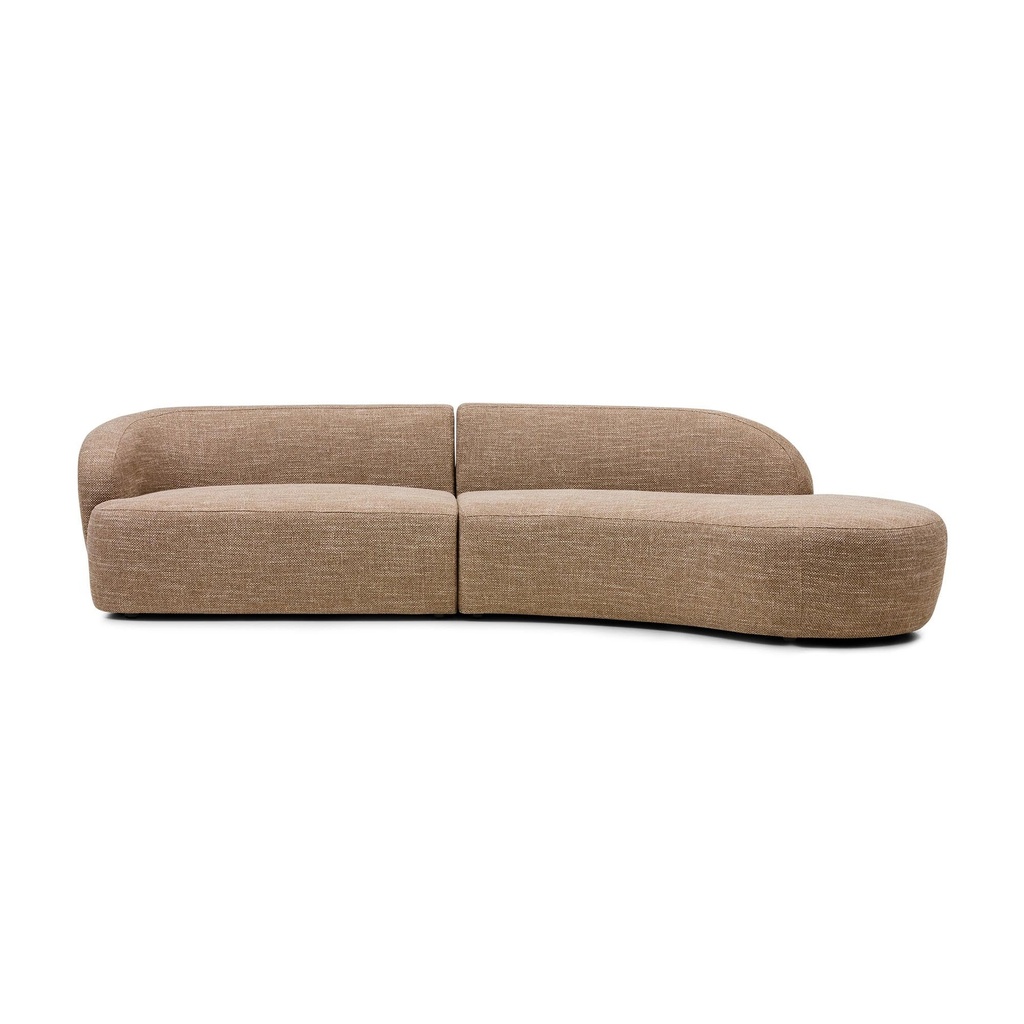 [F924] Lune Sectional Sofa Right Woodsmoke