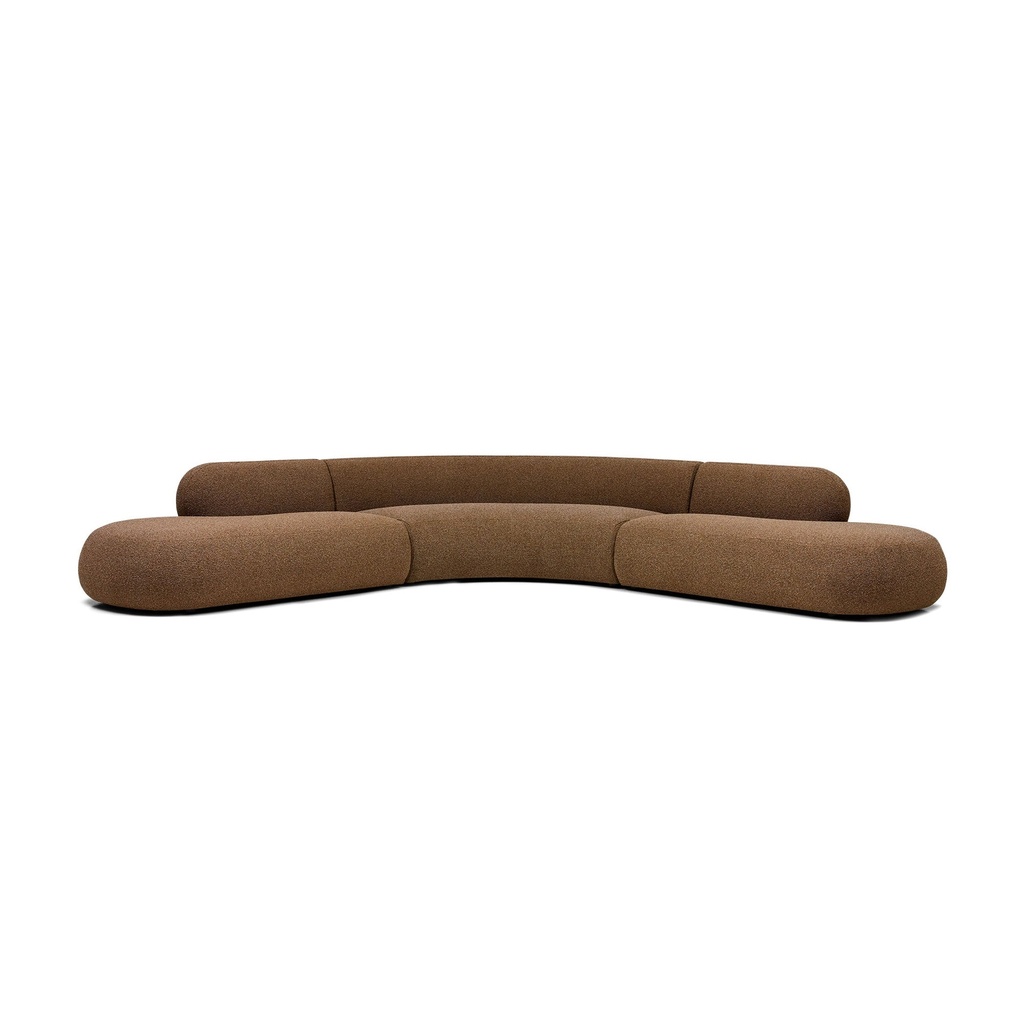 [F926] Soho Sectional Sofa Auburn