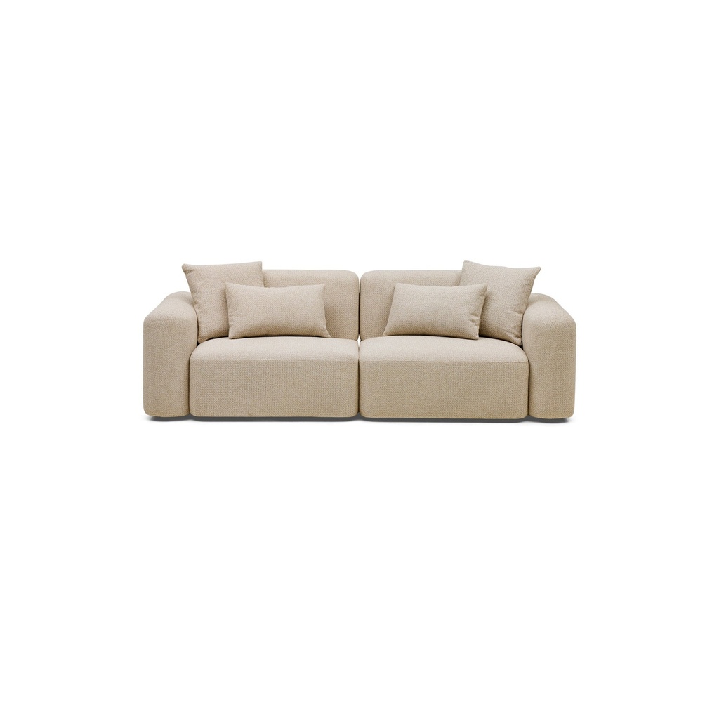 [F777] Pascal Modular Sofa Biscuit 2 Seat
