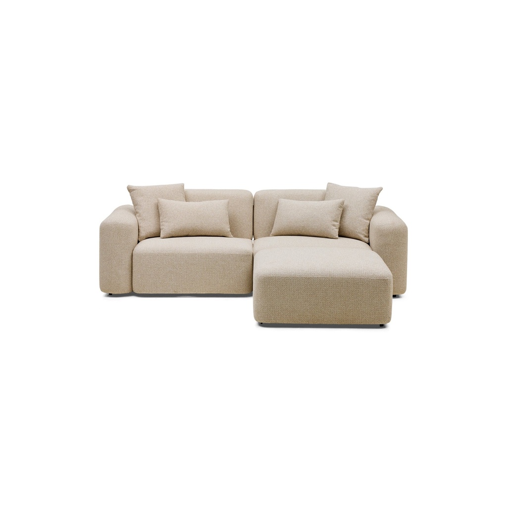 [F778] Pascal Modular Sofa Biscuit 2 Seat with Ottoman