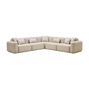 Pascal Modular Sofa Biscuit 5 Seat Corner