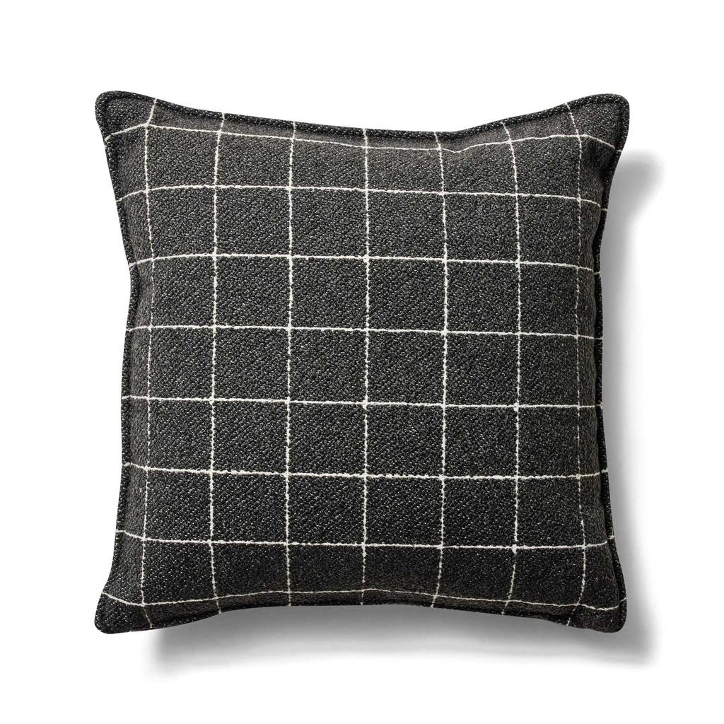 [C750] Midnight Grid Cushion 50 x 50