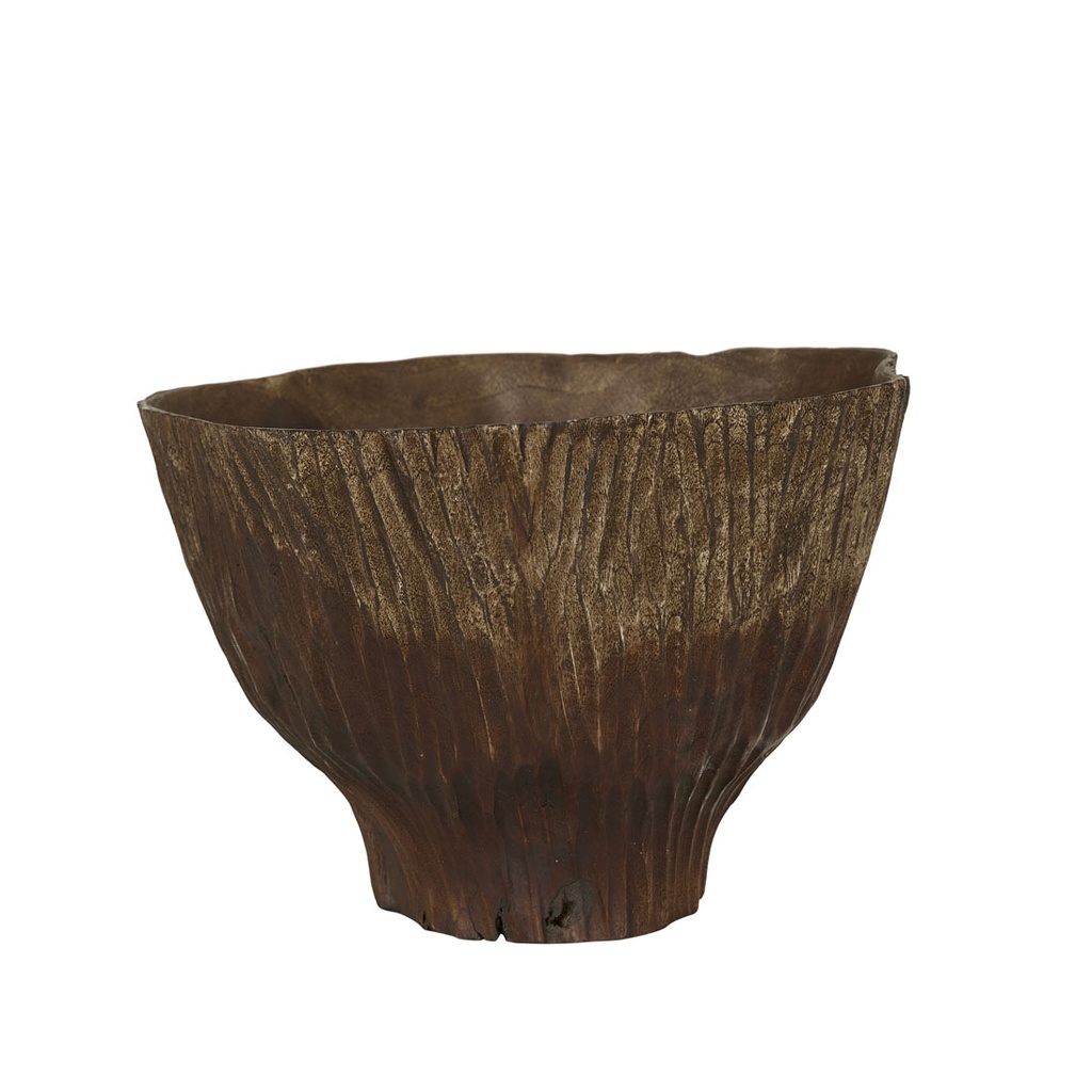 [ACADIA-FLOUNCE-BOWL-MEDIUM-TOFFEE-DEC-ARDI-FLON-BOWL-MD] Acadia Flounce Bowl Medium - Toffee