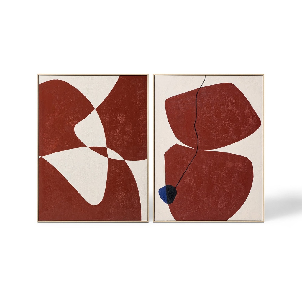 [E820] Hillside Framed Wall Art Set