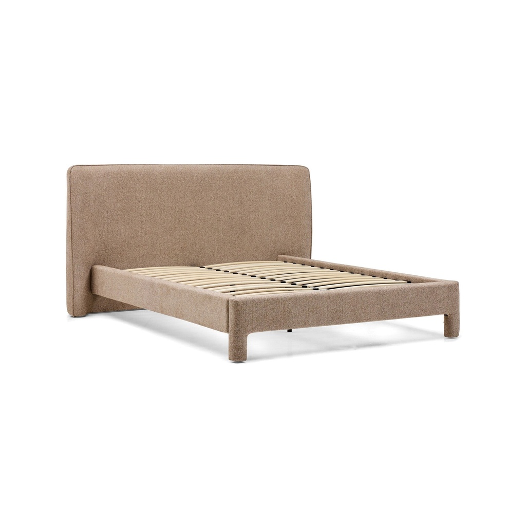 [F363] Dalia Queen Bed Mocha