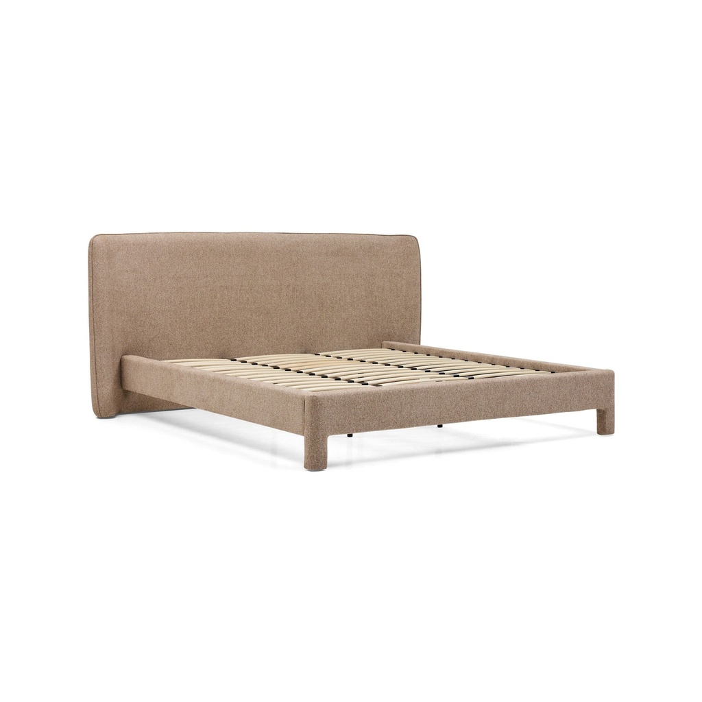 [F365] Dalia King Bed Mocha