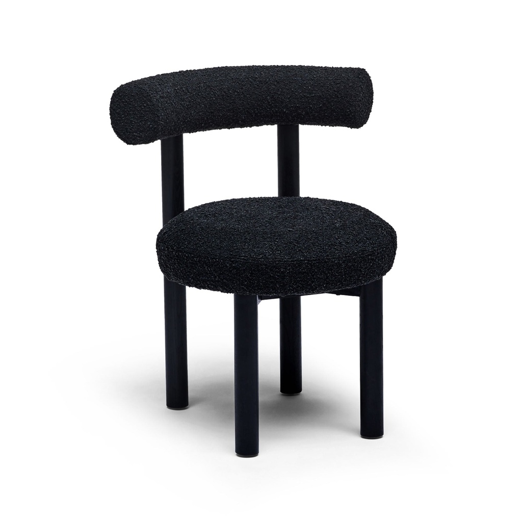 [F480] Rossi Dining Chair Black