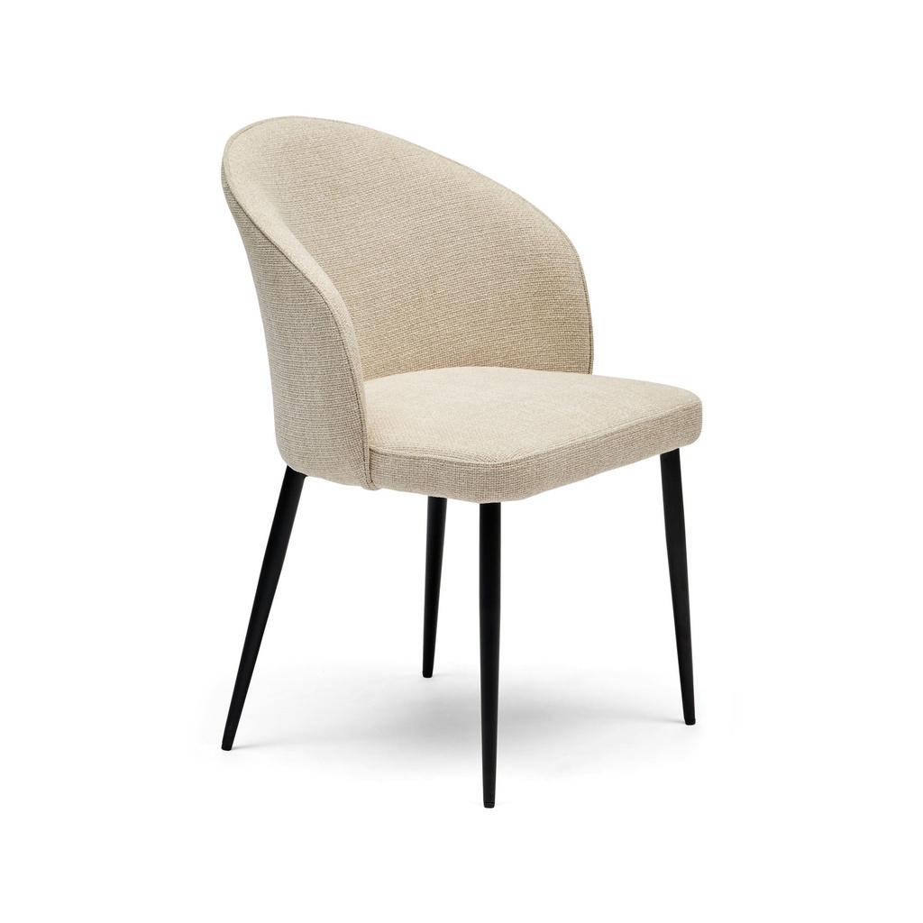 [F486] Gia Dining Chair Soft Ivory