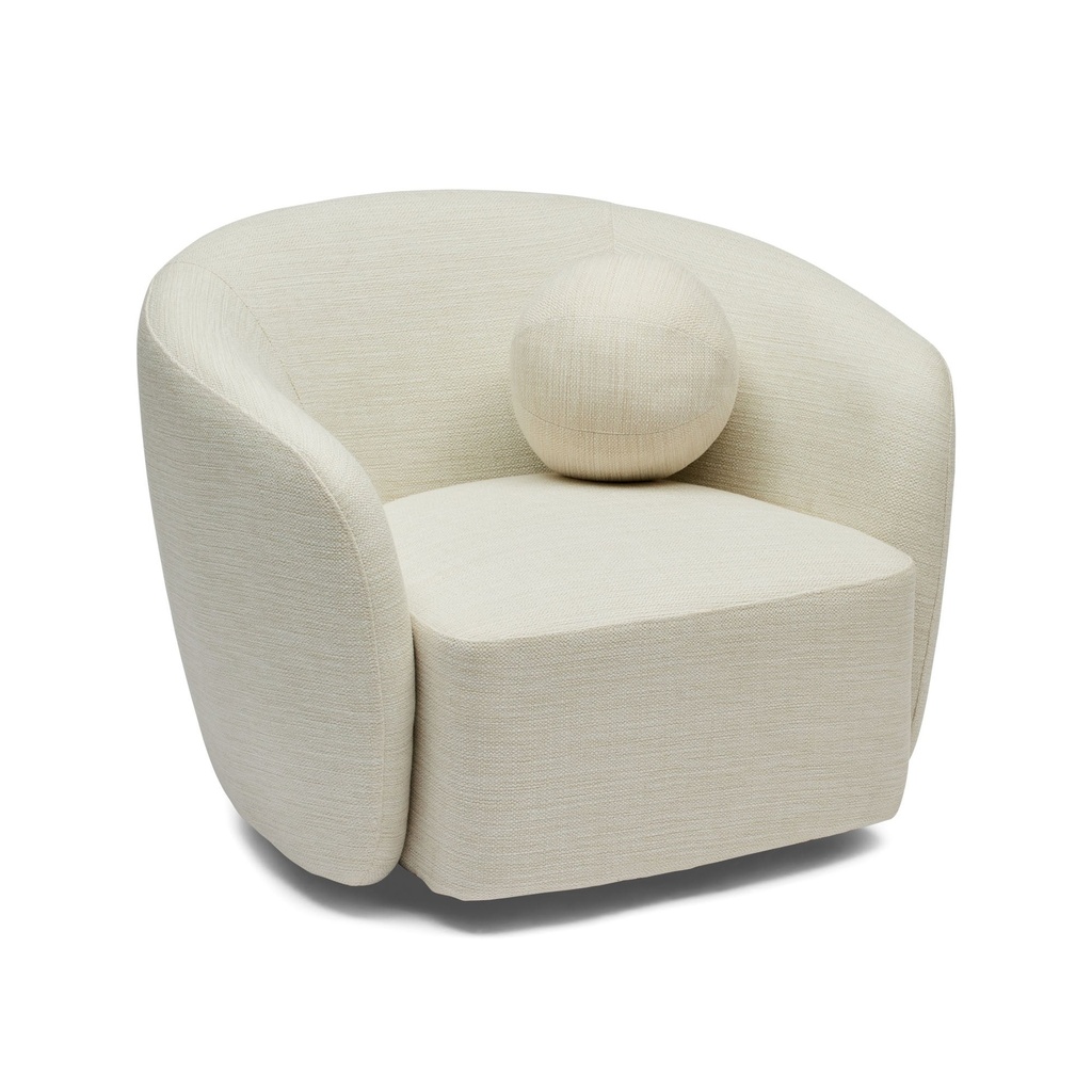 [F519] Albi Swivel Chair & Ball Cushion
