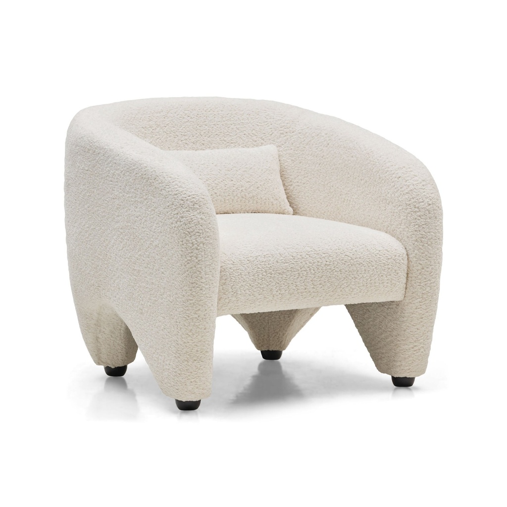 [F530] Vermont Occasional Chair Winter White