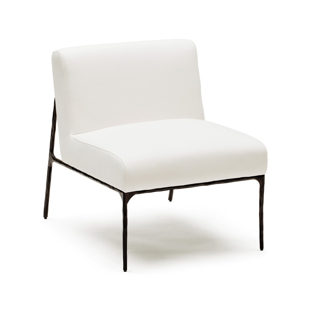 [F533] Mila Chair Powder White & Black