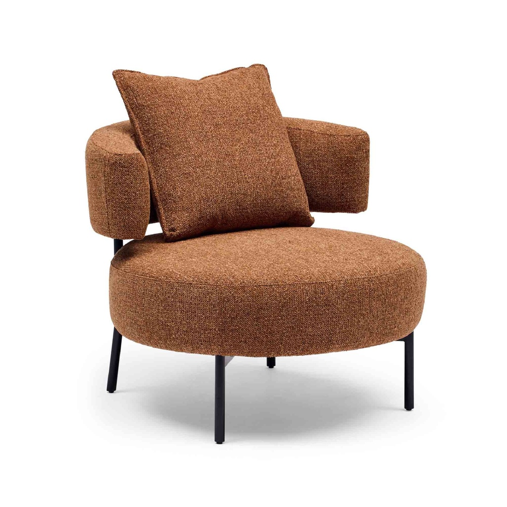 [F548] Alba Occasional Chair	Burnt Orange