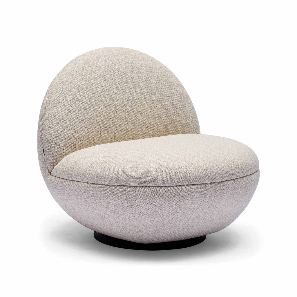 [F563] Mattia Swivel Chair Oyster