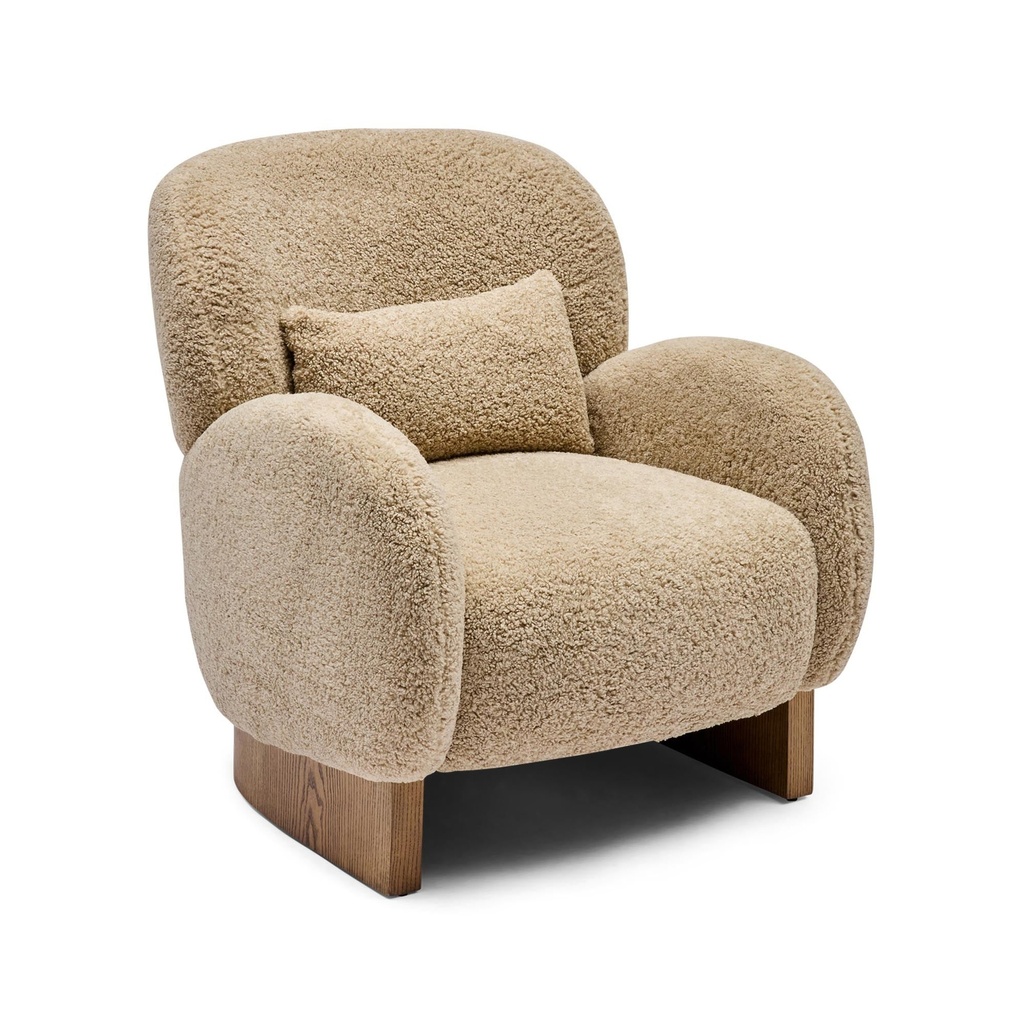 [F593] Margot Occasional Chair  Teddy Brown