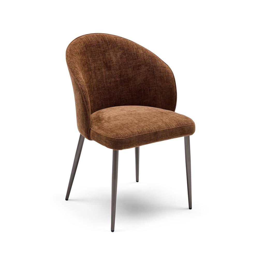 [F819] Gia Dining Chair Pecan Bronze
