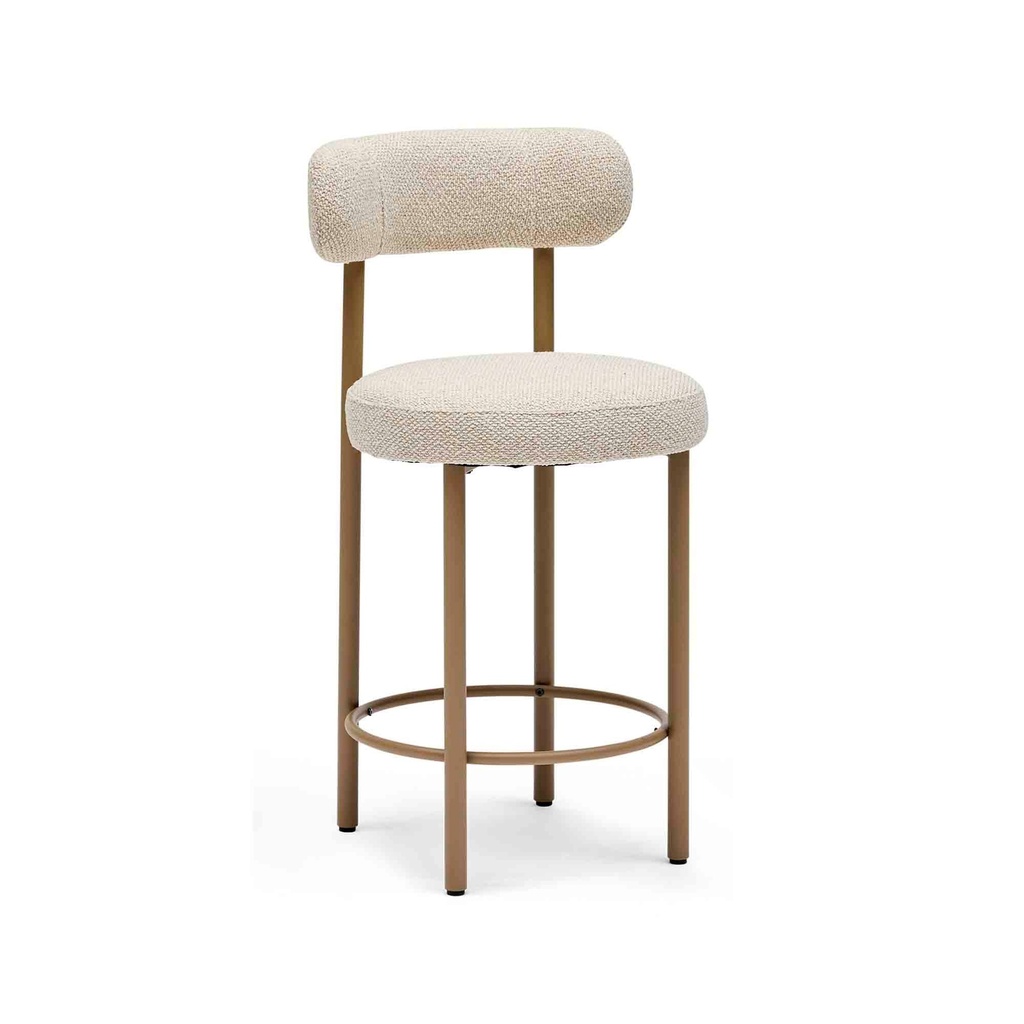 [F841] Franco Bar Stool Fog Taupe