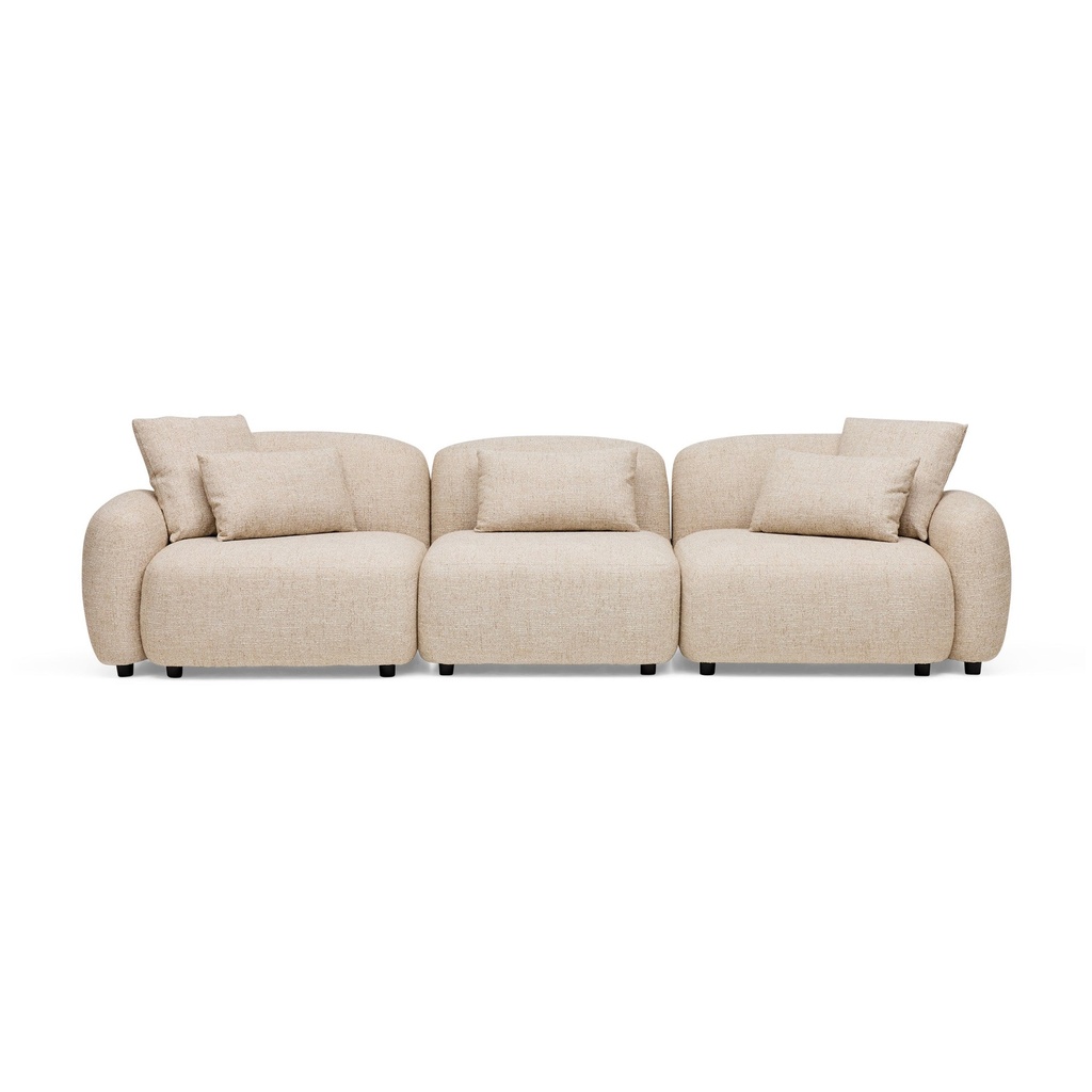 [F901] Kaia Modular Sofa Fawn 3 Seat