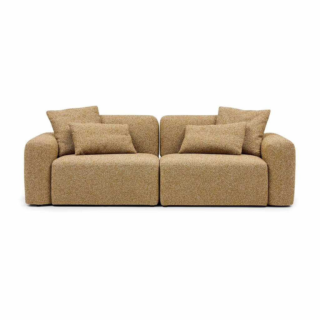 [F916] Paige Modular Sofa Dijon 2 Seat