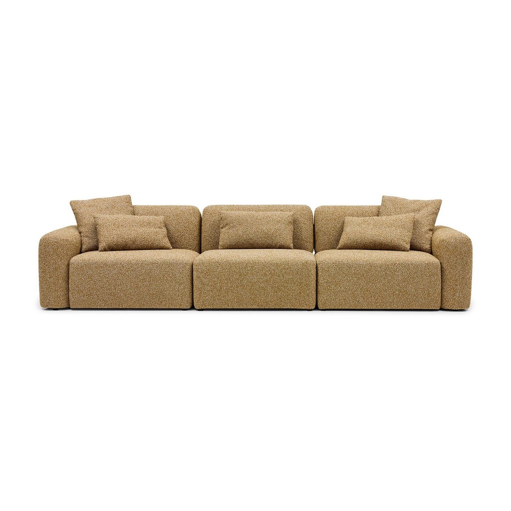 [F918] Paige Modular Sofa Dijon 3 Seat