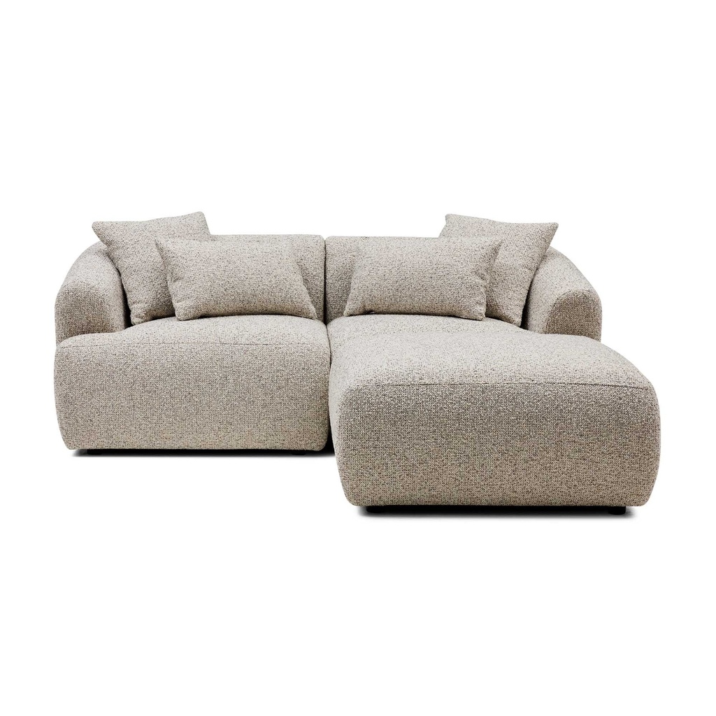 [F929] Harris Modular Sofa Moonstone 2 Seat with Ottoman