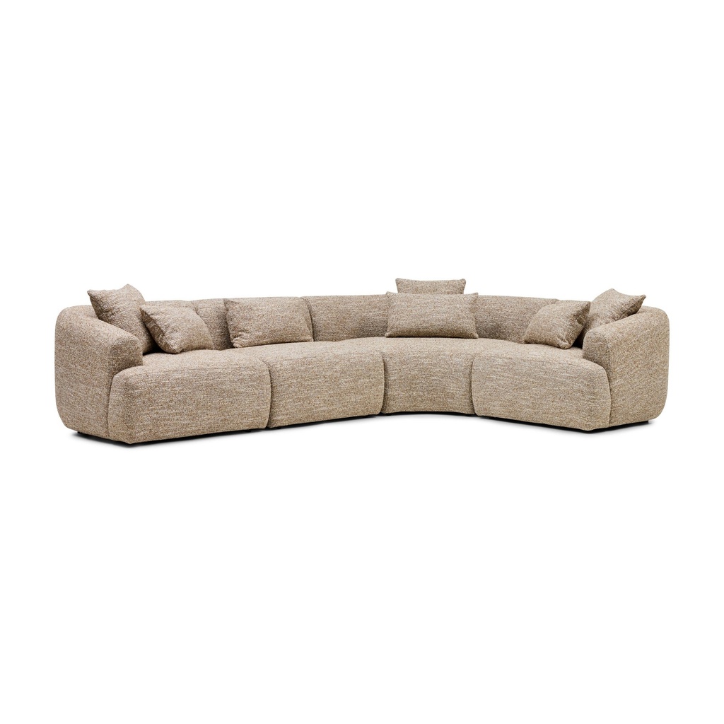 [F941] Harris Modular Sofa Desert 4 Seat Corner