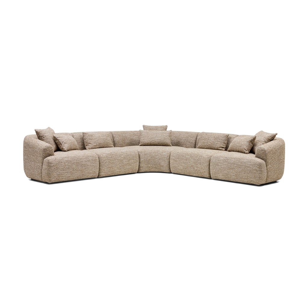 [F942] Harris Modular Sofa Desert 5 Seat Corner