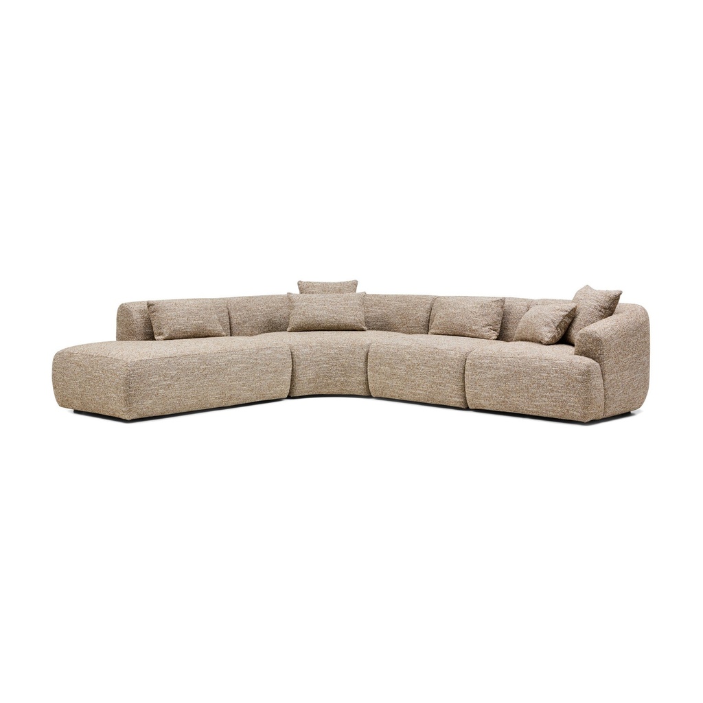 [F943] Harris Modular Sofa Desert 4 Seat Left Chaise