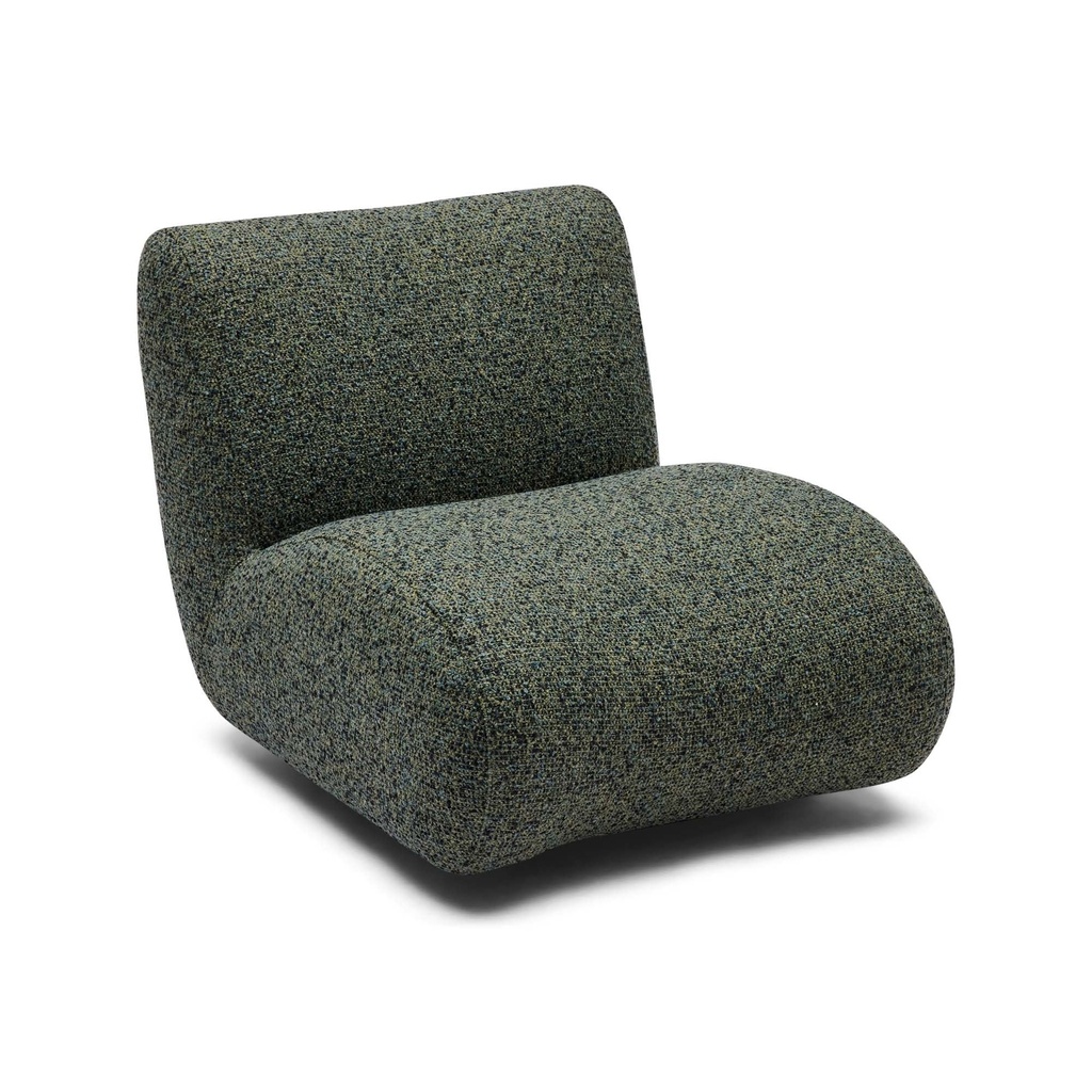 [F955] Twill Swivel Chair Pine
