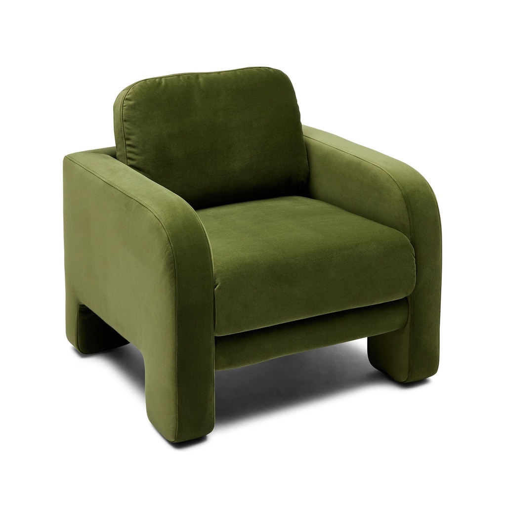 [F957] Adele Chair Olive Velvet