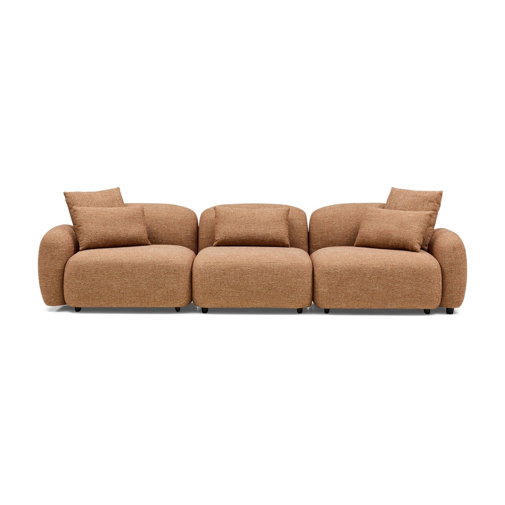 [F969] Kaia Modular Sofa Hazelnut 3 Seat
