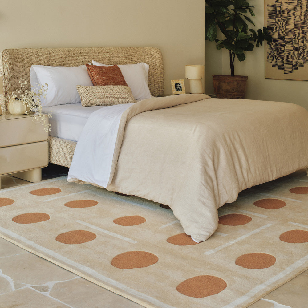 [G071] Tate Rug Sand Rust 200 x 280