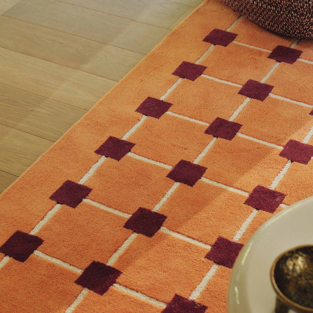 [G077] Orren Rug Peach Wine 200 x 280