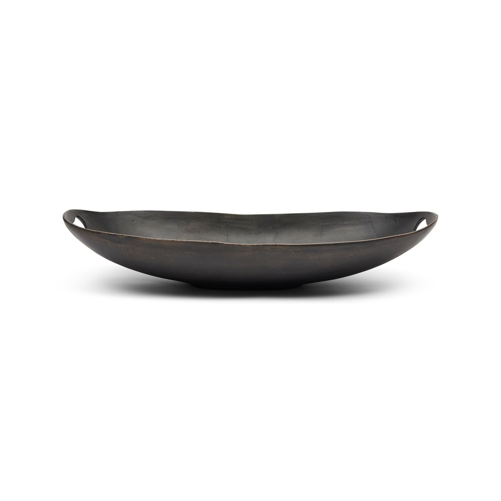 [I287] Noir Oval Bowl
