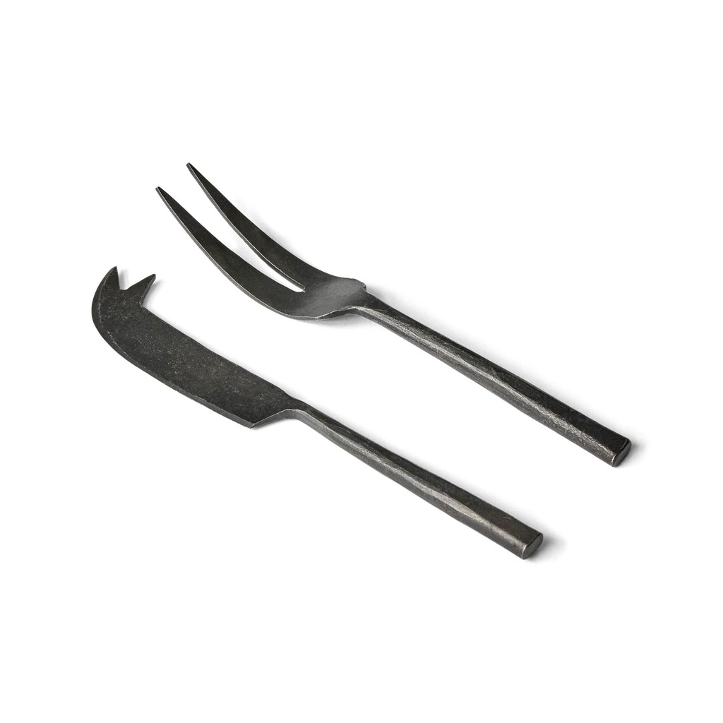[I329] Sigma Brushed Fork Knife Set