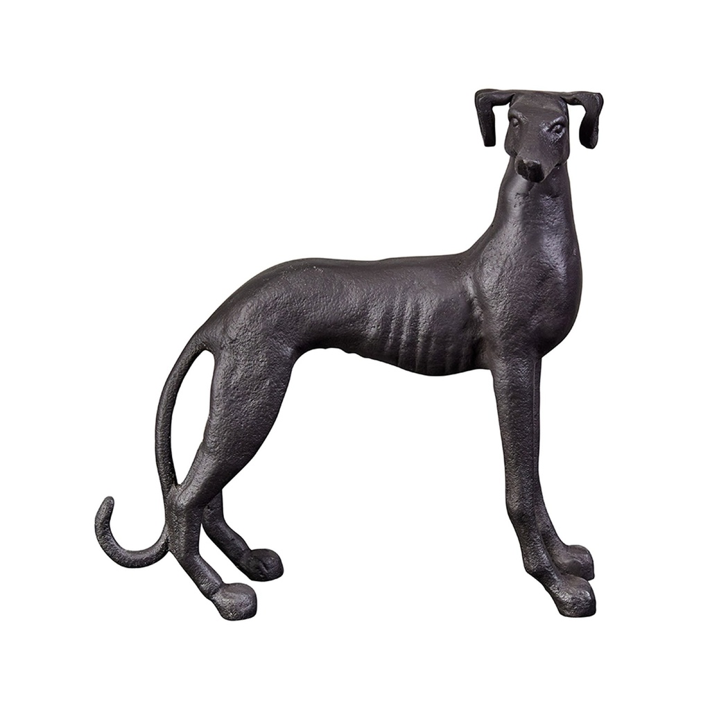 [I363] Rudi Greyhound Sculpture Bronze