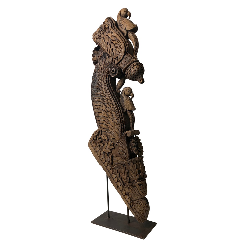 [I379] Koriva Bird Carving Large