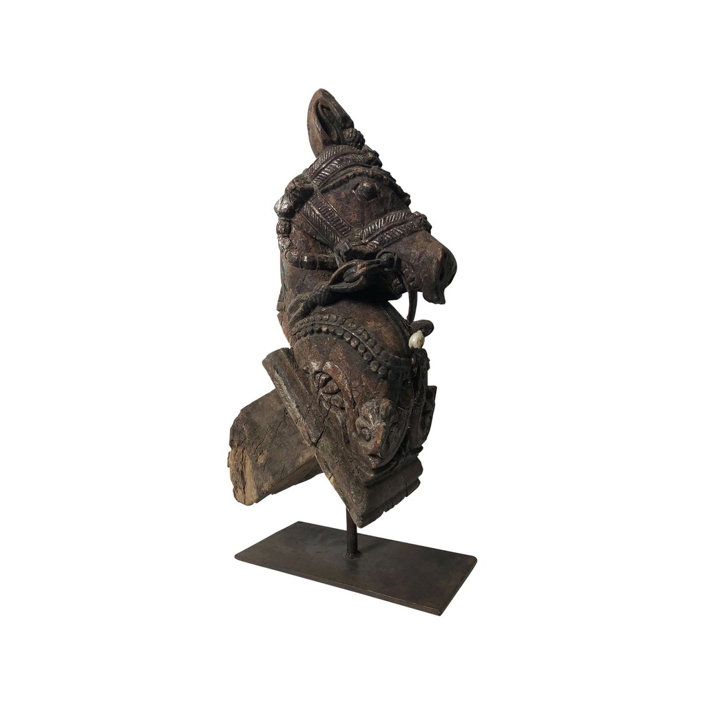 [I388C] Koriva Horse Carving Large D